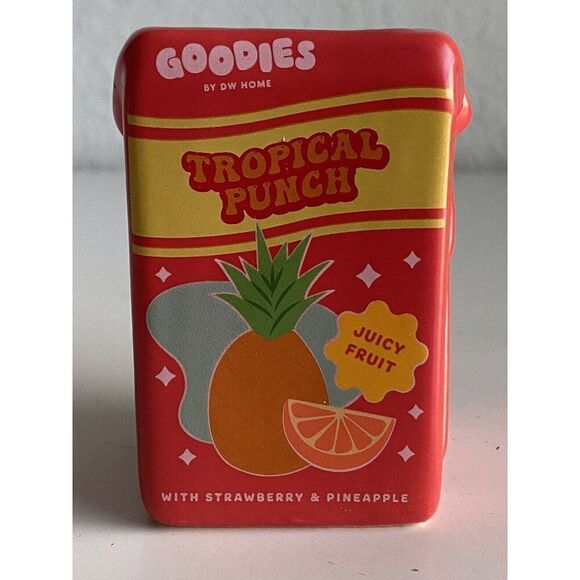 DW Home Goodies Tropical Punch Scented Candle 7 Oz Strawberry Pineapple NEW - Picture 4 of 12